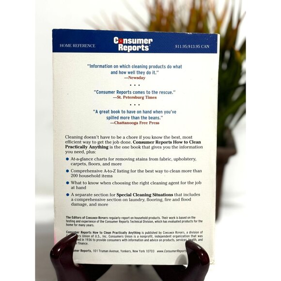 Consumer Reports How To Clean Practically Anything Featuring Stain Removal Chart - Picture 2 of 4